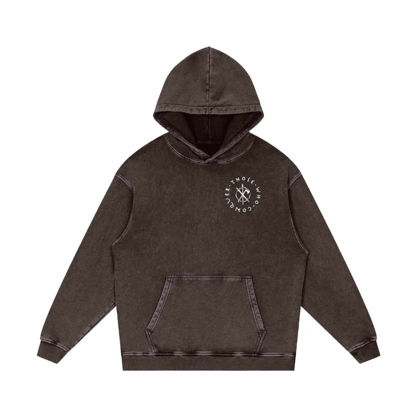 WE ARE THE WALL - SNOW WASHED HOODIE