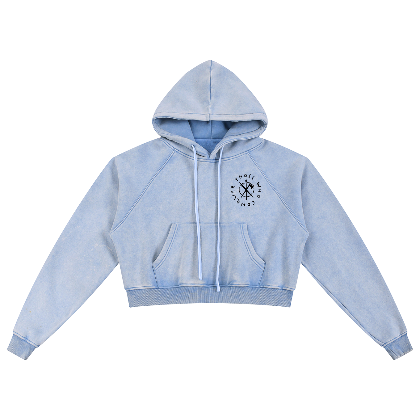 MILLSTONE - WOMEN'S SNOW WASHED CROP HOODIE