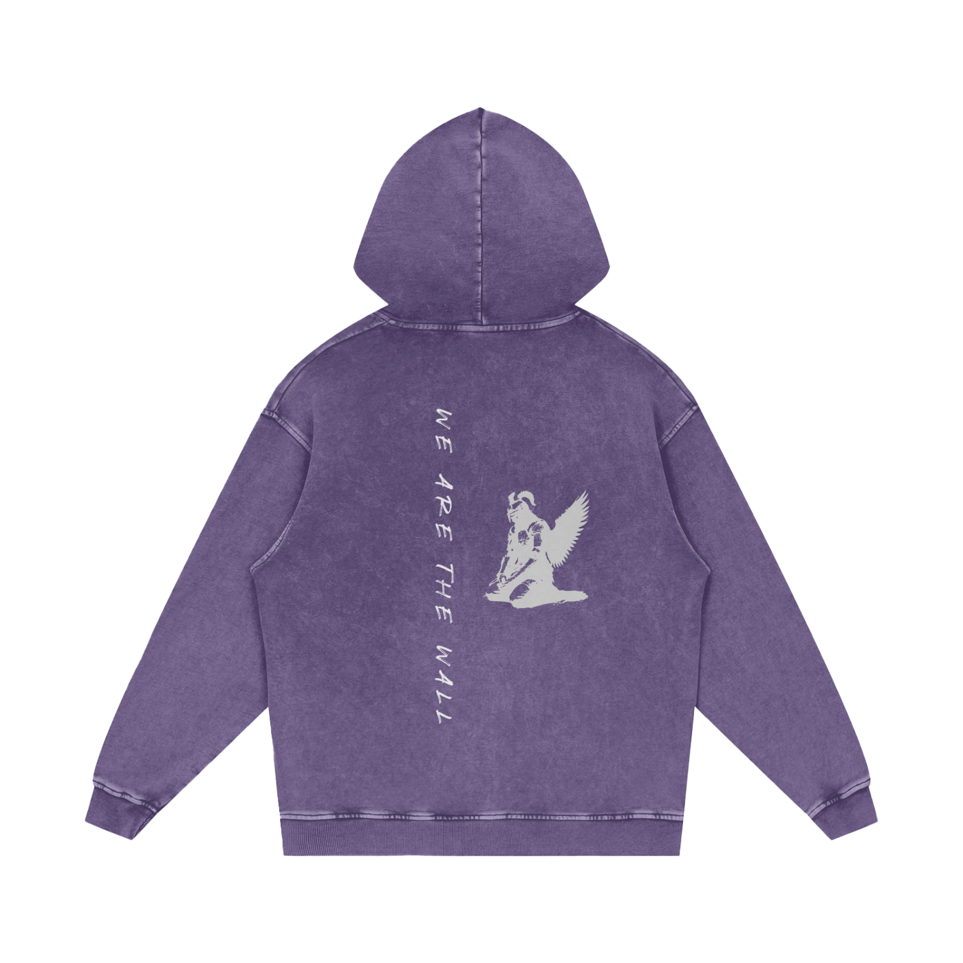 WE ARE THE WALL - SNOW WASHED HOODIE