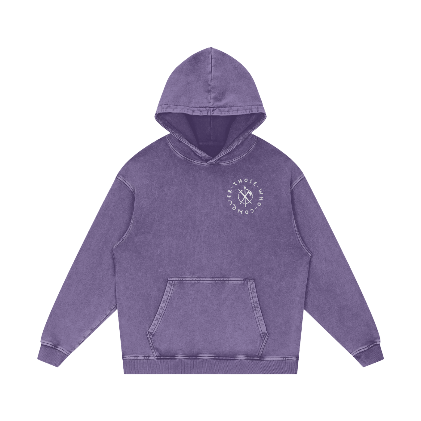 NO MERCY - SNOW WASHED HOODIE