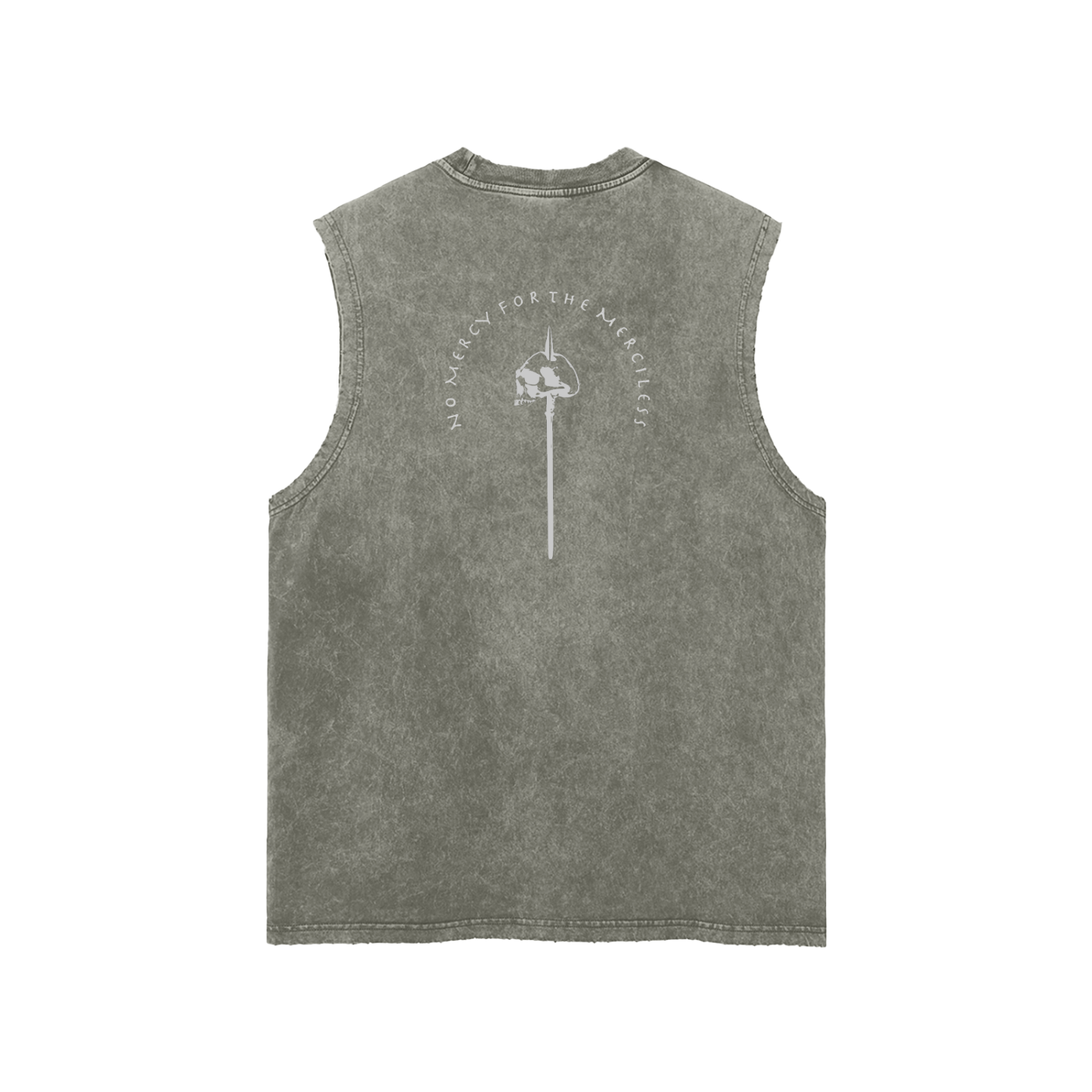 NO MERCY - SNOW WASHED TANK