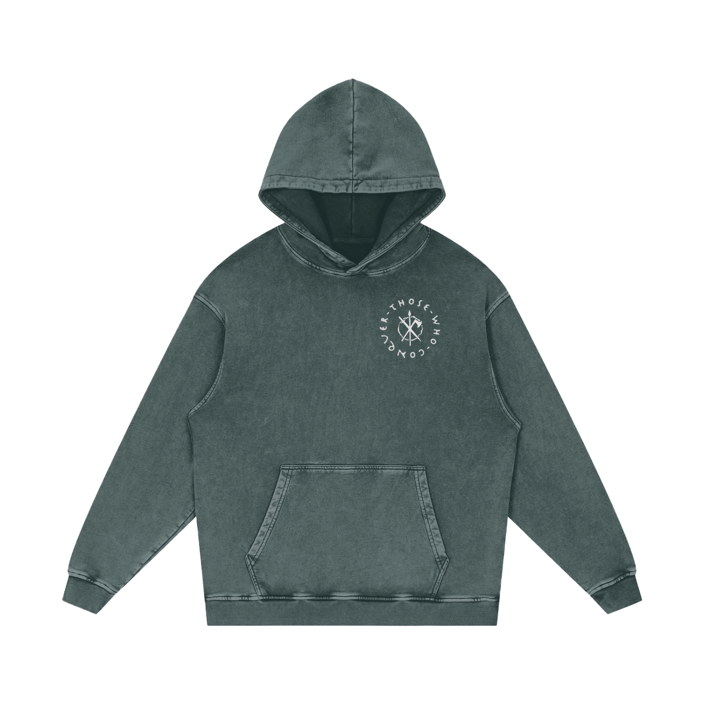 NO MERCY - SNOW WASHED HOODIE