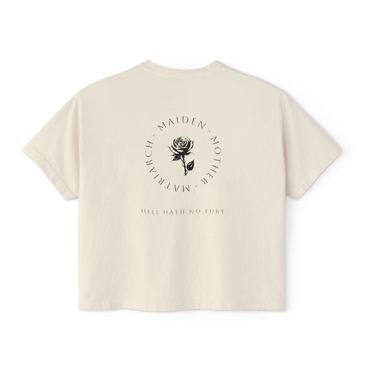 MAIDEN, MOTHER, MATRIARCH - BOX TEE