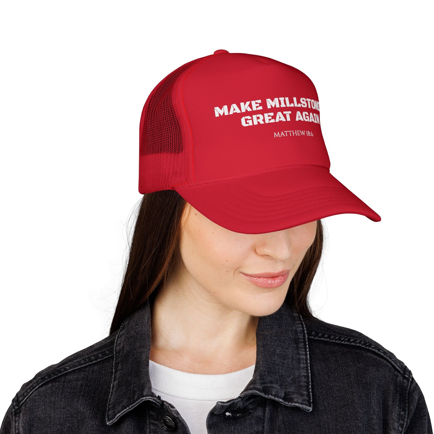 Make Millstones Great Again Foam Trucker Cap