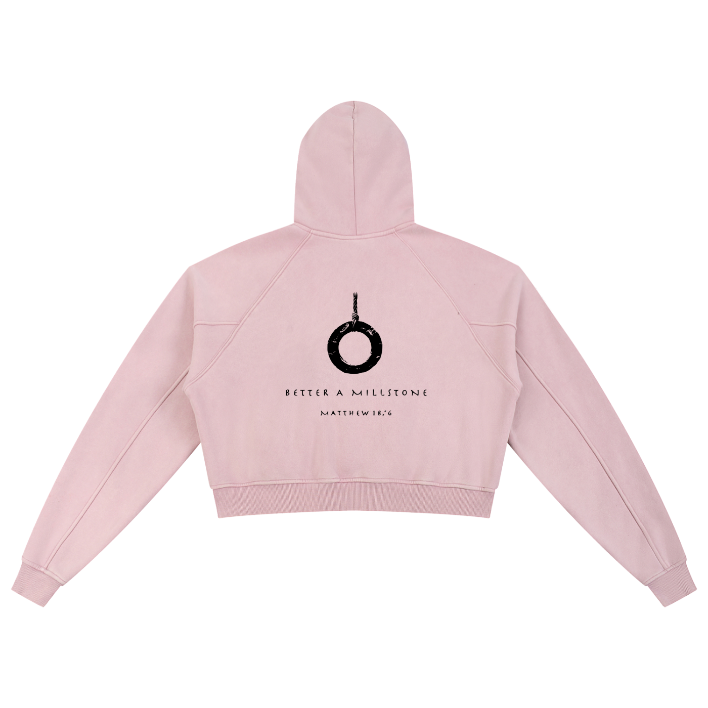 MILLSTONE - WOMEN'S SNOW WASHED CROP HOODIE