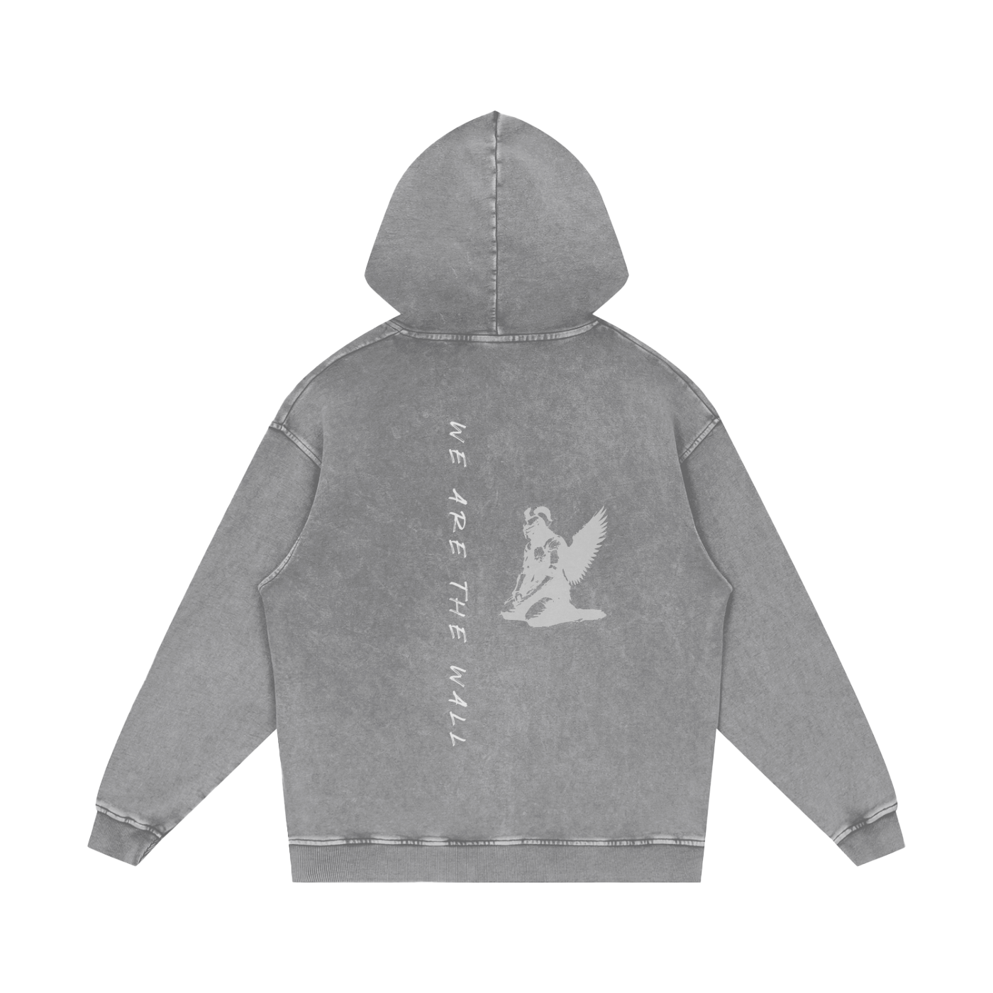 WE ARE THE WALL - SNOW WASHED HOODIE