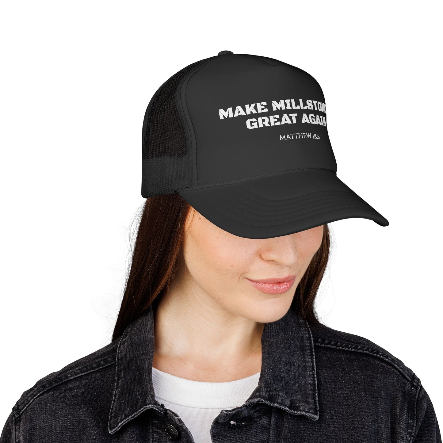 Make Millstones Great Again Foam Trucker Cap