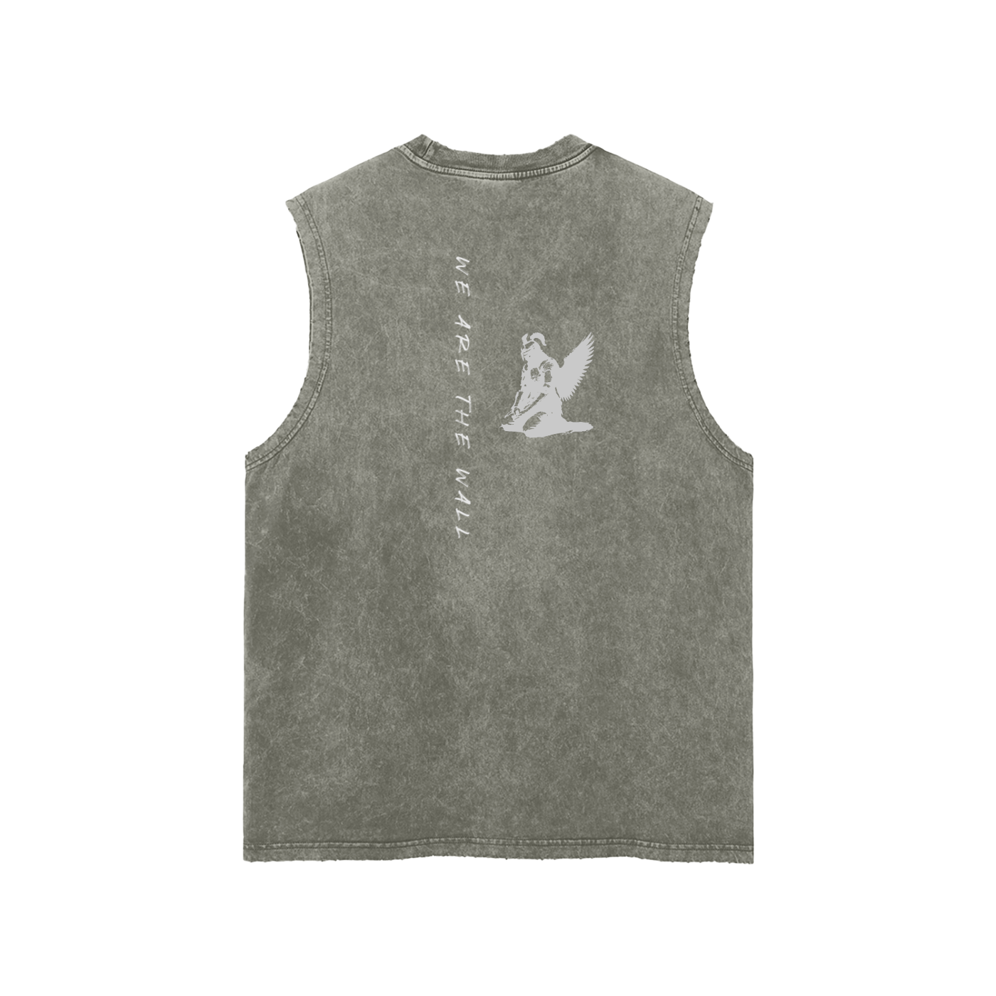 WE ARE THE WALL - SNOW WASHED TANK