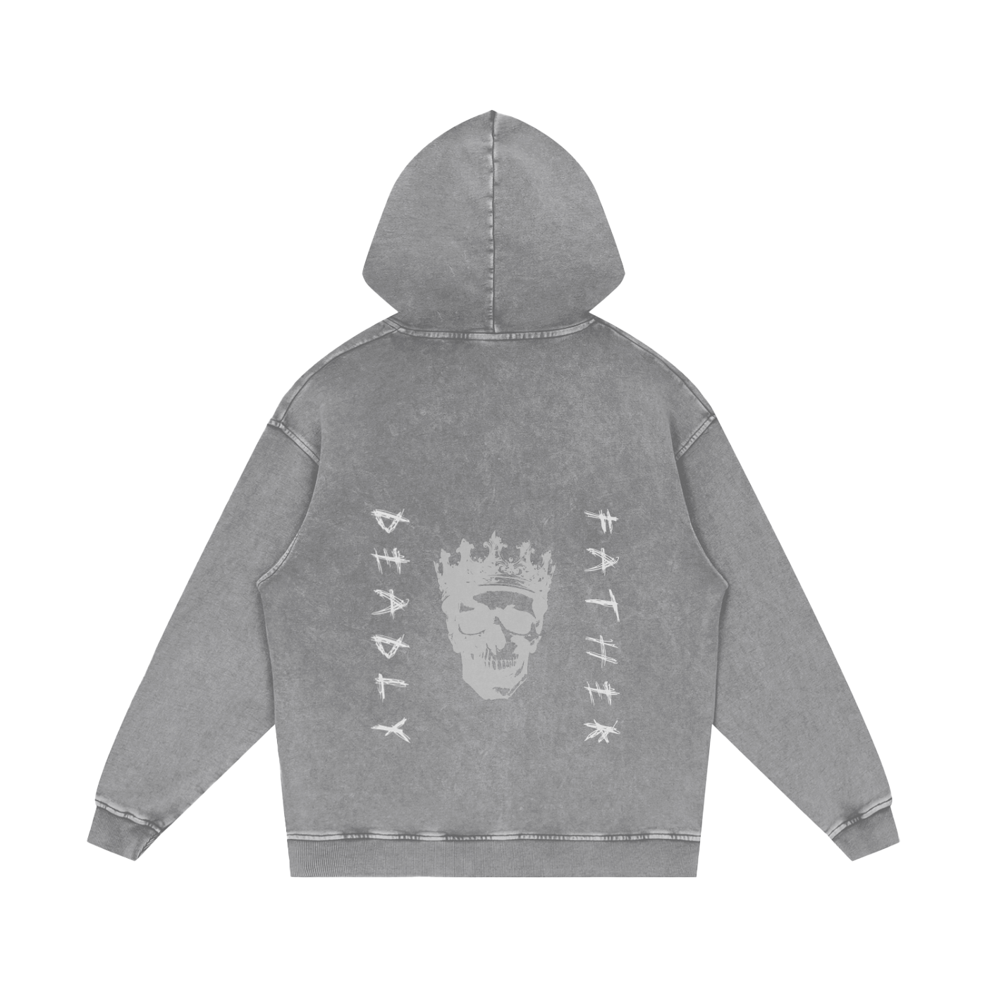 Deadly Father - snow washed hoodie