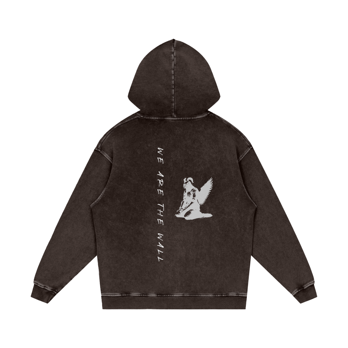 WE ARE THE WALL - SNOW WASHED HOODIE