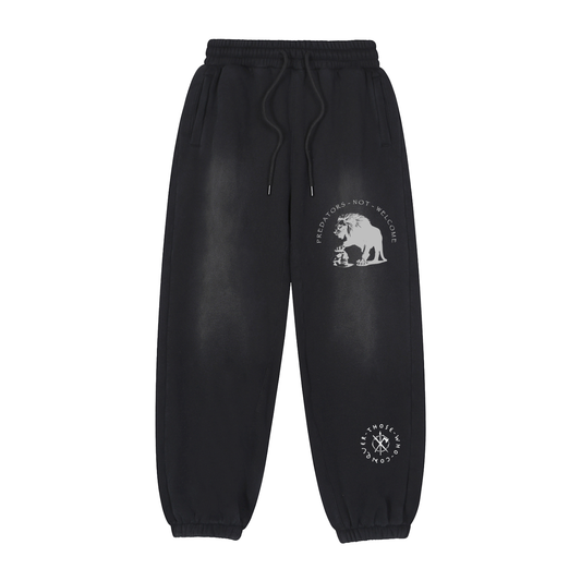 PREDATORS NOT WELCOME - FADED SWEATS