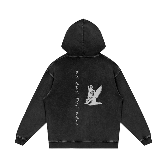 WE ARE THE WALL - SNOW WASHED HOODIE