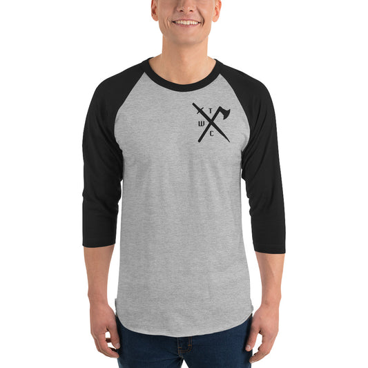 3/4 sleeve raglan shirt