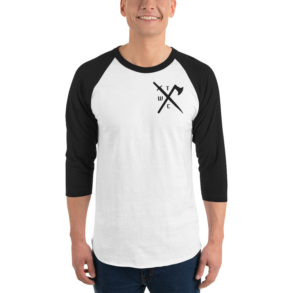 3/4 sleeve raglan shirt